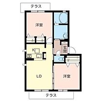 シャローム　小枝 0106 ｜ 大阪府東大阪市岩田町１丁目19-16（賃貸アパート2LDK・1階・61.75㎡） その2