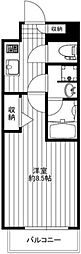 ガーラ・グランディ東陽町 1Kの間取図画像