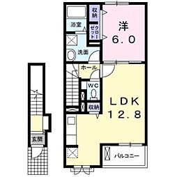 グラン・ソレイユ 1LDKの間取図画像