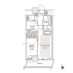 OIMACHI TRACKS RESIDENCE 1LDKの間取図画像