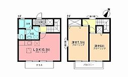 エステート・K 2LDKの間取図画像