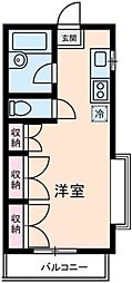 エクセルイトウ 3階ワンルームの間取り