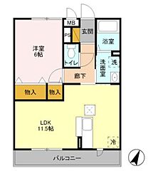 物件の間取り