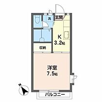 アピア・アルタイル 101 ｜ 山形県山形市南原町１丁目2-18（賃貸アパート1K・1階・24.70㎡） その2