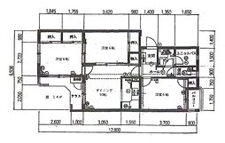 パスコマンション大宮 3DKの間取図画像