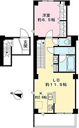 Fuoriserie 1LDKの間取図画像