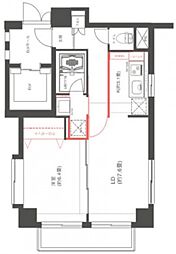 インプルーブ西巣鴨 9階1LDKの間取り