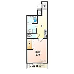 おおさか東線 城北公園通駅 徒歩4分 2階/-
