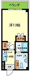 グランドヴィラ都島 1Kの間取図画像