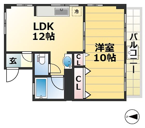 マンショントーア ｜兵庫県神戸市中央区山本通３丁目(賃貸マンション1LDK・3階・42.00㎡)の写真 その2