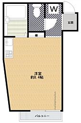 新宿SQUARE ワンルームの間取図画像