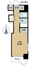フェニックス新高円寺 1Kの間取図画像