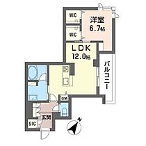 シモン　ミソノ　イースト 00207 ｜ 埼玉県さいたま市緑区美園４丁目10-1、2（賃貸マンション1LDK・2階・52.24㎡） その2