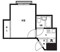 エステートピア和光・7 1Kの間取図画像