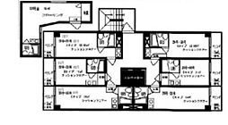 ハッピーハウス ワンルームの間取図画像