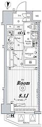 MAKESDESIGN新宿落合 1Kの間取図画像