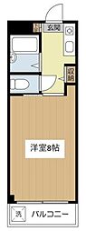 ソフィア薬師 1Kの間取図画像