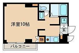 ヒルサイドコート西品川 ワンルームの間取図画像