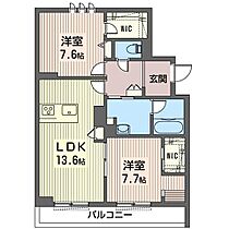 ＡＢ小町 00302 ｜ 栃木県佐野市富岡町1542-1（賃貸マンション2LDK・3階・71.92㎡） その2