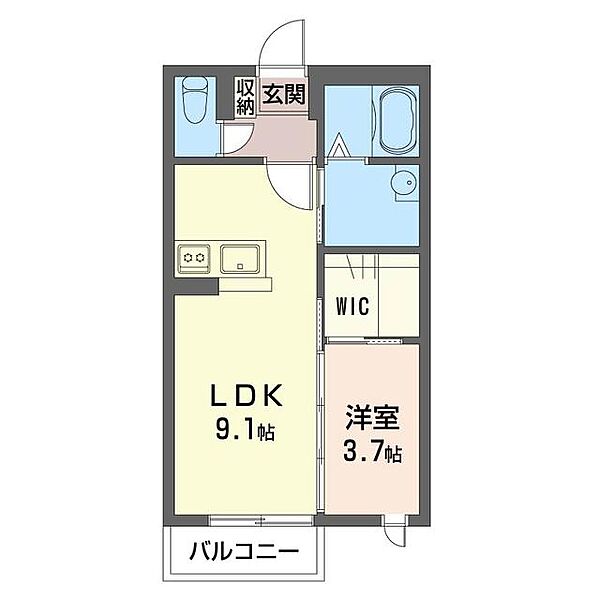 グリシーナ・ピソII 00103｜埼玉県春日部市中央３丁目(賃貸アパート1LDK・1階・34.02㎡)の写真 その2