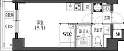 S-RESIDENCE東日暮里 3階ワンルームの間取り
