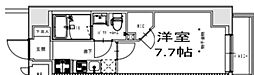 S-RESIDENCE王子Tercera 1Kの間取図画像