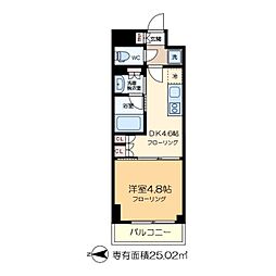 GRANPASEO清澄白河2 1DKの間取図画像