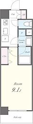 ベルミエール 1Kの間取図画像