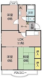 リヴェール・本郷 3LDKの間取図画像