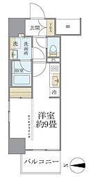 デュオフラッツ葛西 ワンルームの間取図画像