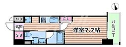 アーバンリンク森小路駅前 1Kの間取図画像