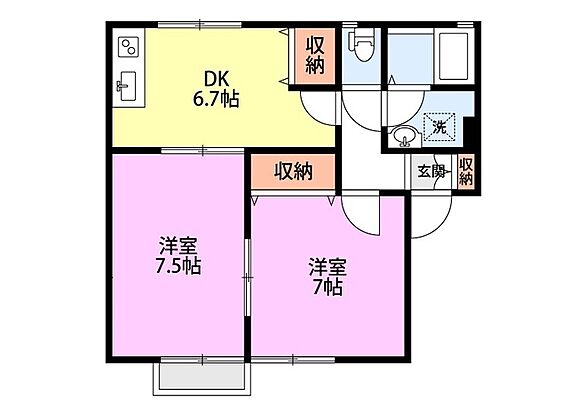 ペットソラーレＡ_間取り_0