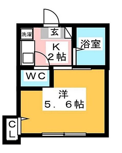 ヒルズアゼリアウエストシックス 202｜神奈川県川崎市多摩区西生田５丁目(賃貸アパート1K・2階・16.55㎡)の写真 その2