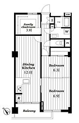 南砂住宅2号棟 2階