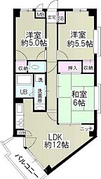 SCヒルズ稲毛 3LDKの間取図画像