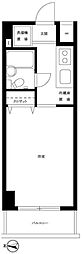 ルーブル池上2 ワンルームの間取図画像