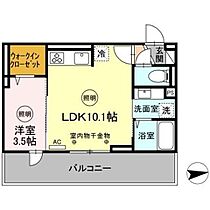 Ｄ－ＲＯＯＭ　ＦＩＲＳＴ　大善寺駅前 303 ｜ 福岡県久留米市大善寺大橋１丁目13-14（賃貸アパート1LDK・3階・33.38㎡） その2