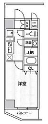 LUNIQ高島平 1Kの間取図画像