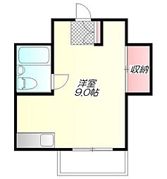 小島ビル ワンルームの間取図画像