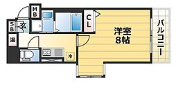 エスティロアール神戸駅前 1Kの間取図画像