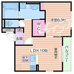 グリーンコート 1階/-