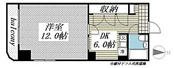 フォーラムイン東京 1DKの間取図画像