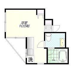 SKOG ワンルームの間取図画像
