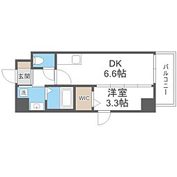 間取図画像 1DK