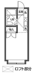 ピア高円寺 ワンルームの間取図画像