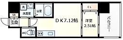 テラ浅香山 1DKの間取図画像