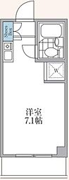 PARKTERRACE相模原 1Kの間取図画像