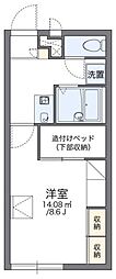 レオパレスぴゅあ 1Kの間取図画像