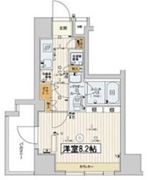 スカイコート江東住吉 1Kの間取図画像