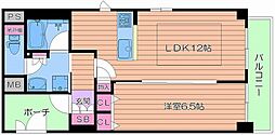 プレサンスロジェ本町 1LDKの間取図画像